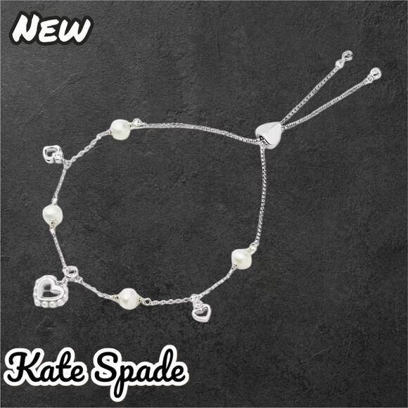 New NWT KATE SPADE New York Saturday shining spade slider bracelet - Picture 4 of 4